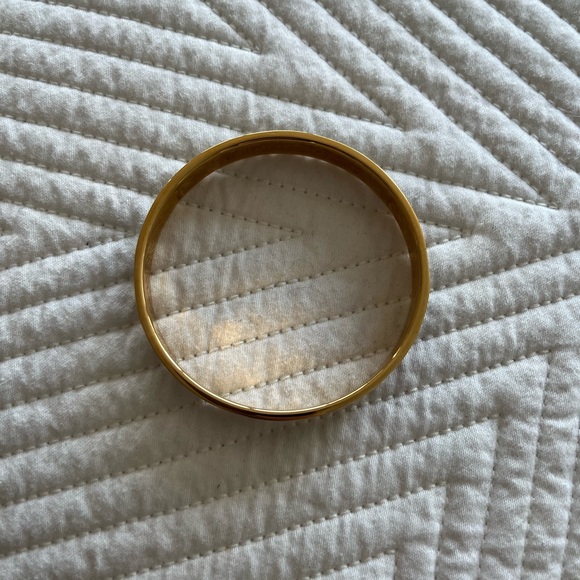 kate spade gold and black uptown downtown bangle bracelet - Picture 4 of 4